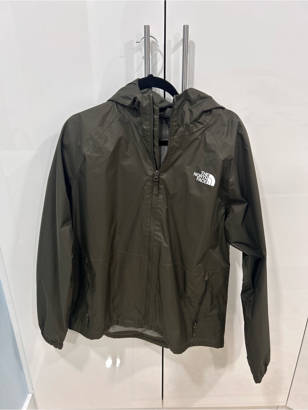 The North Face Olive Hooded Kids Rain Shell